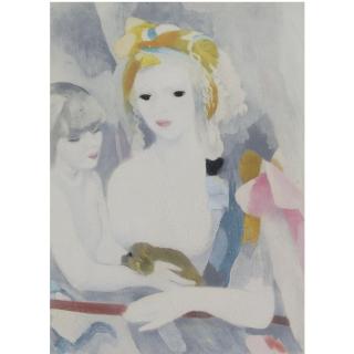 Marie Laurencin - French Two Girls And A Puppy