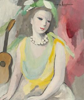 Marie Laurencin - Jeune femme à la guitare