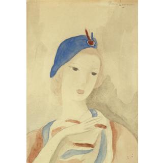 Marie Laurencin - Jeune Femme Au Béret Bleu