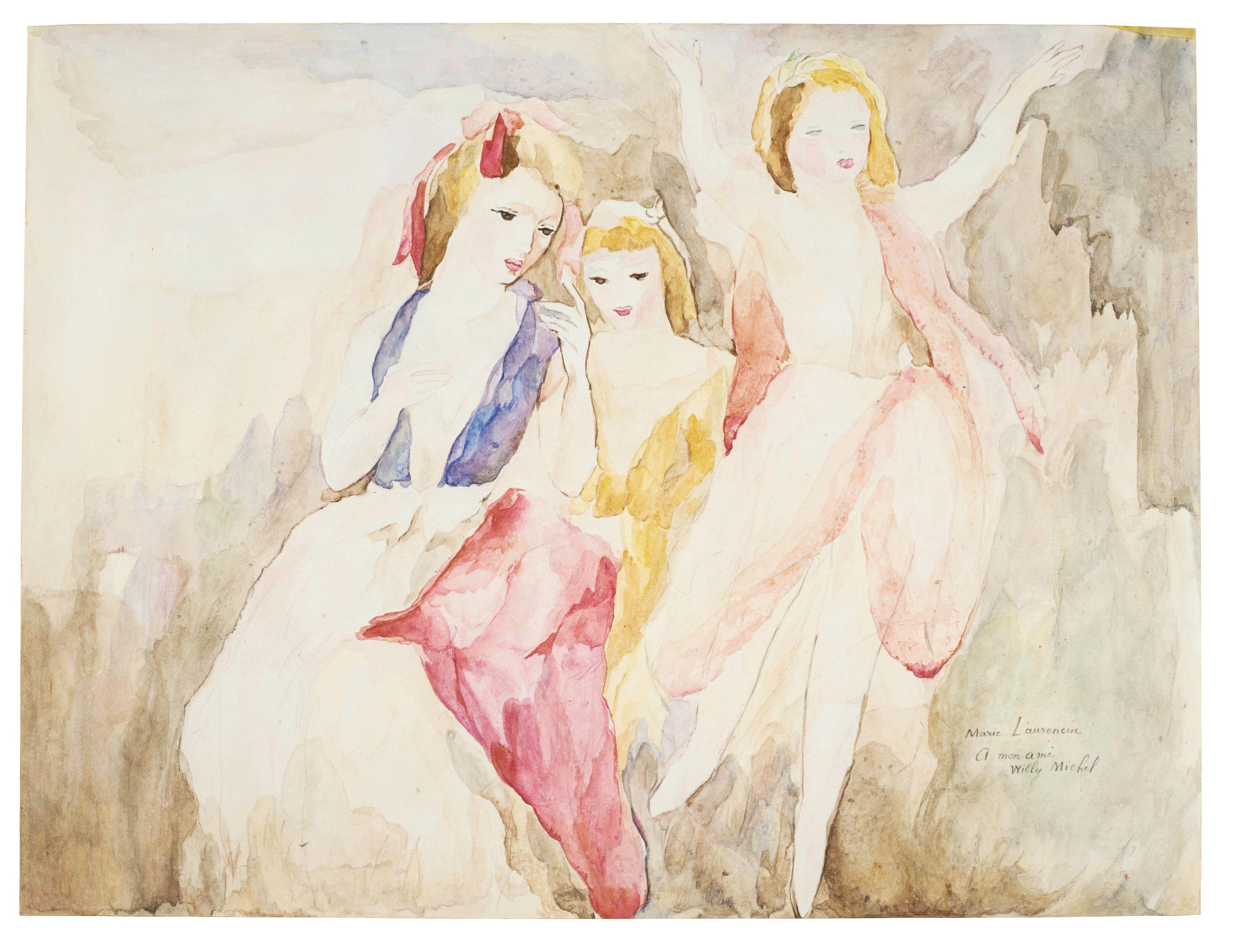 Marie Laurencin - Jeune femme et jeunes filles en plein air