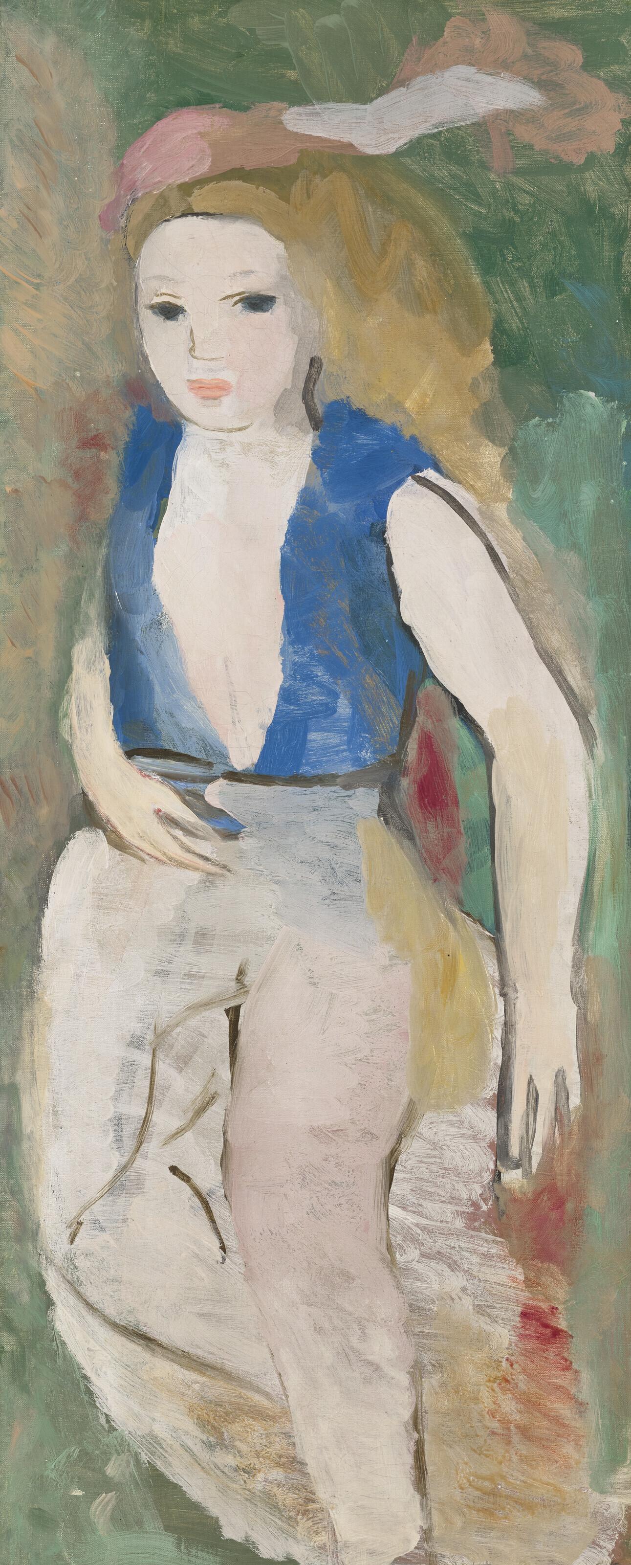 Marie Laurencin - Jeune fille au gilet bleu