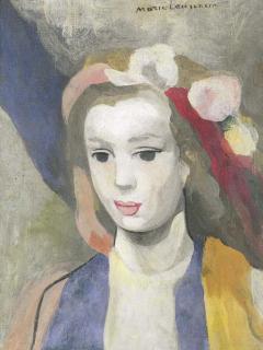 Marie Laurencin - Jeune fille au noeud dans les cheveux