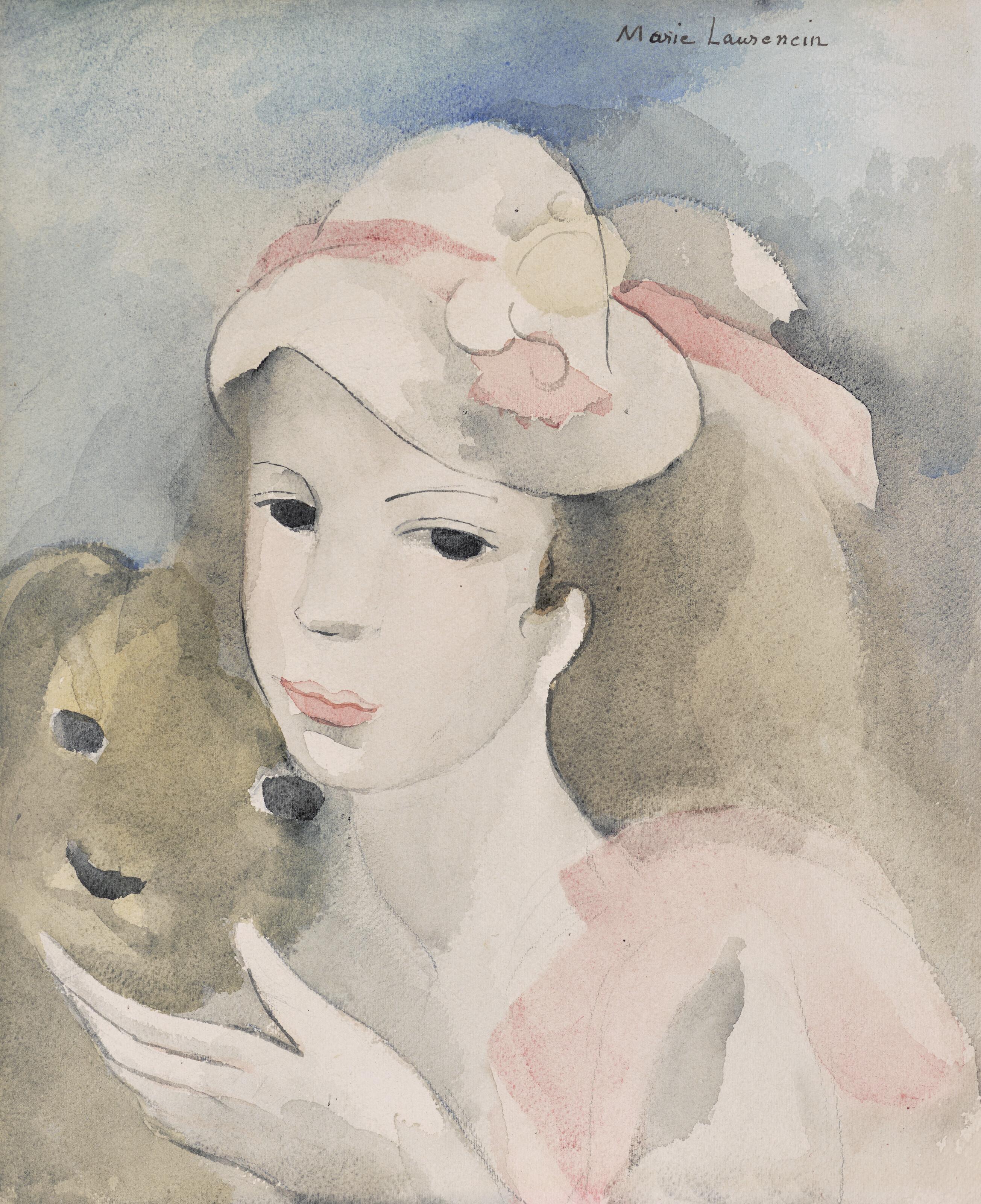 Marie Laurencin - Jeune fille avec lion