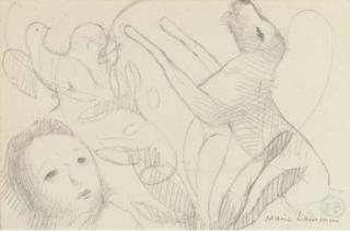 Marie Laurencin - Jeune Fille, Colombe Et Chien