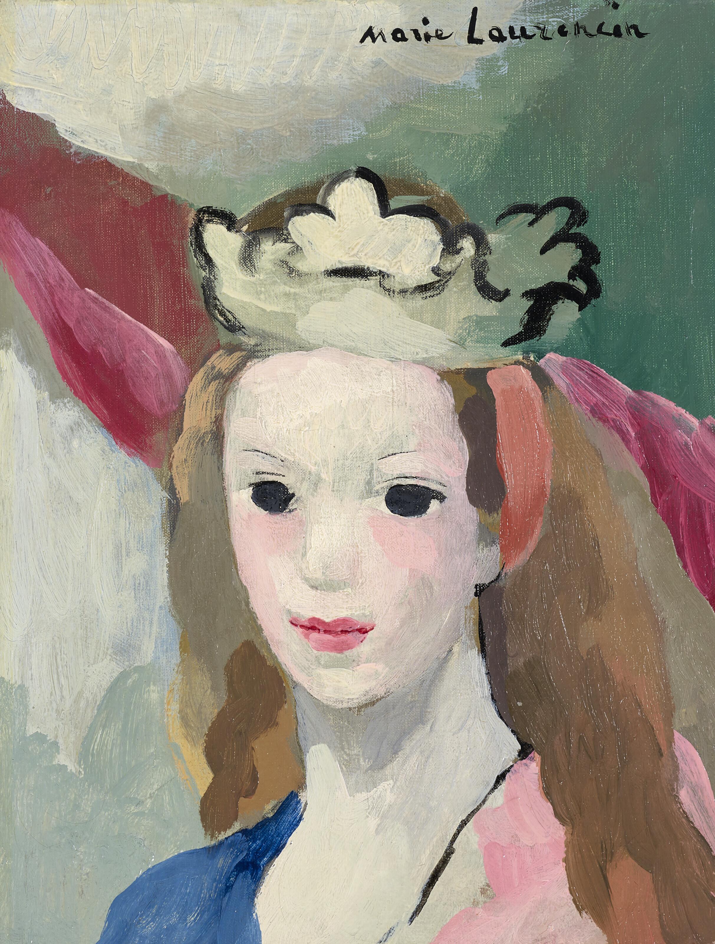 Marie Laurencin - Jeune fille couronnée