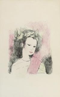 Marie Laurencin - La Muse Coronée (Marcheseau 282)