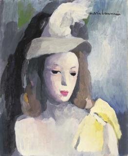 Marie Laurencin - Le chapeau à plumes