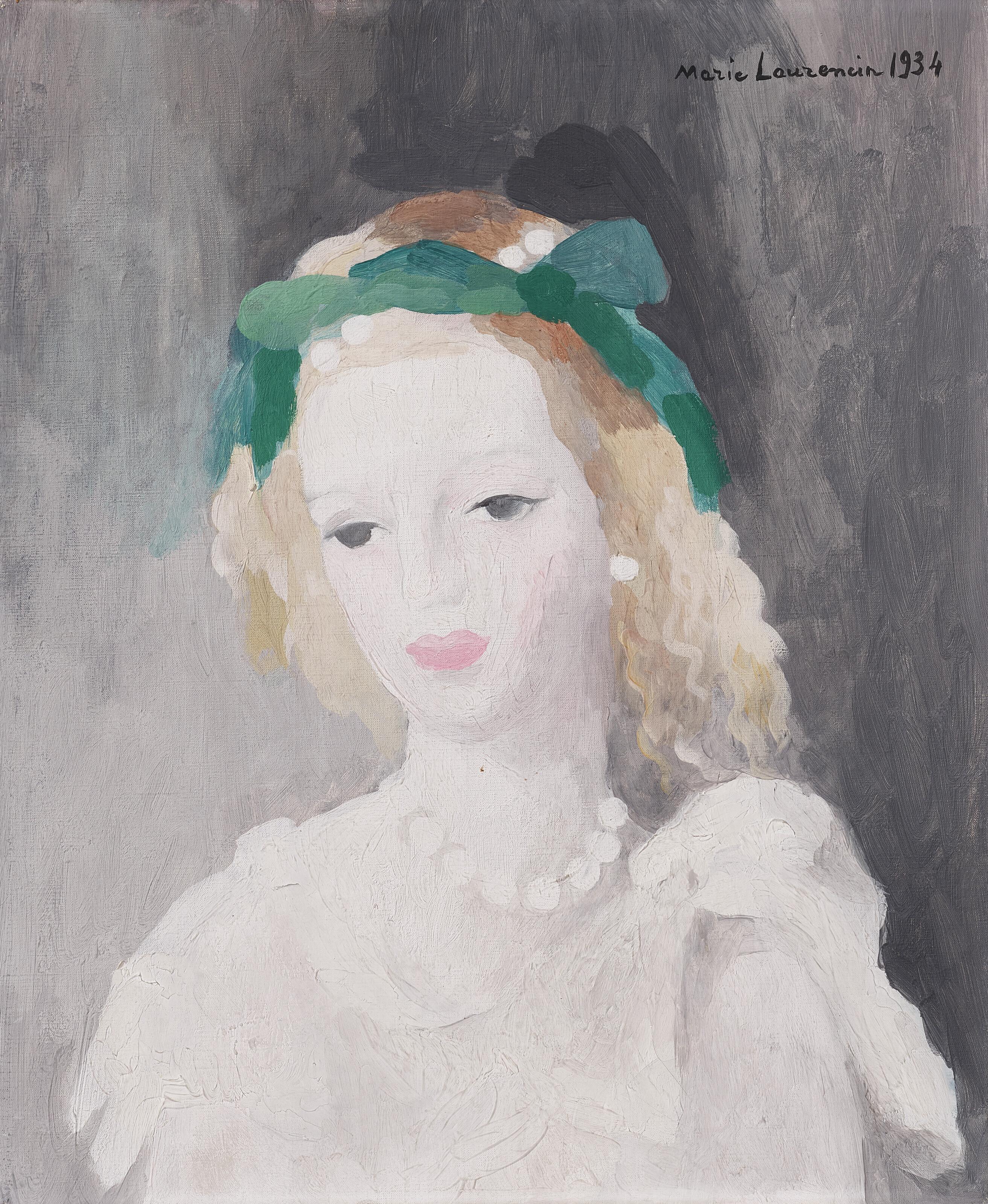 Marie Laurencin - Portrait de jeune femme