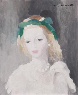Marie Laurencin - Portrait de jeune femme