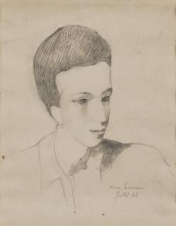 Marie Laurencin - Portrait de Roland Petit