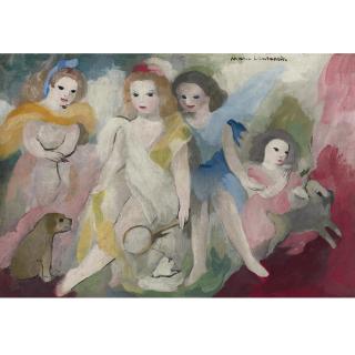 Marie Laurencin - Quatre Jeunes Filles