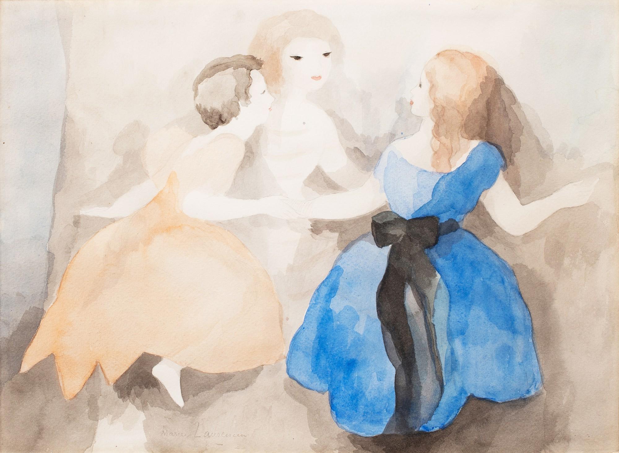 Marie Laurencin - Trois fillettes dansant