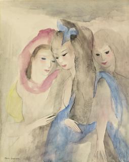 Marie Laurencin - Trois Jeunes Femmes