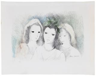 Marie Laurencin - Trois Têtes De Femmes