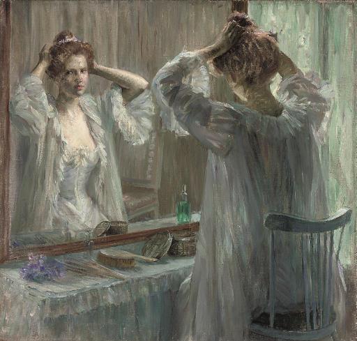 Marie-Louise-Catherine Breslau - La Toilette