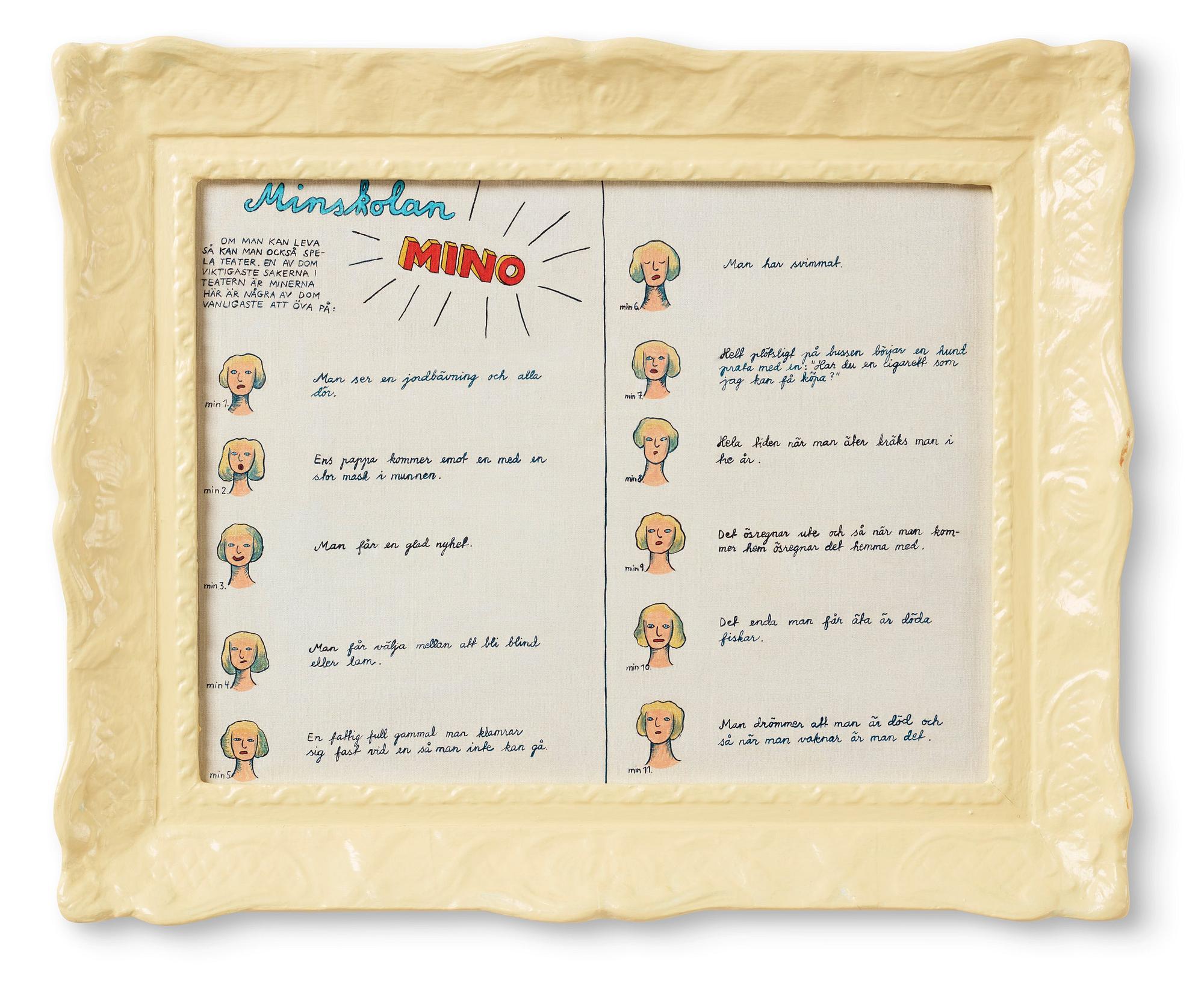 Marie-Louise Ekman - \'The Mino School of Facial Expressions\'