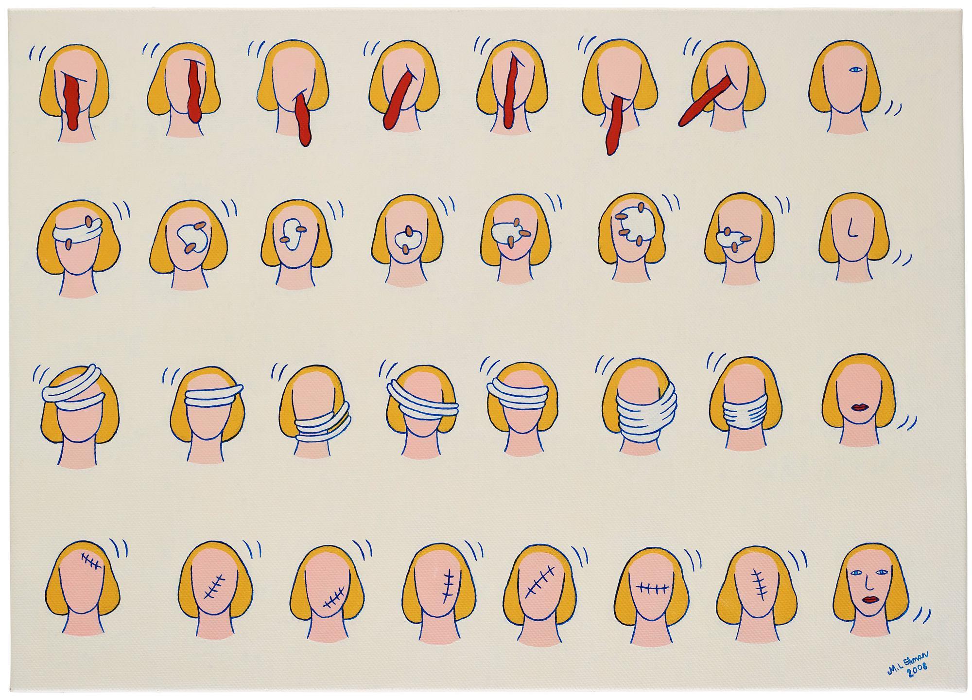 Marie-Louise Ekman - \'Thirty two lady heads\'