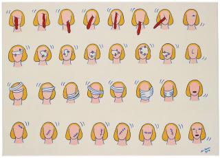 Marie-Louise Ekman - \'Thirty two lady heads\'