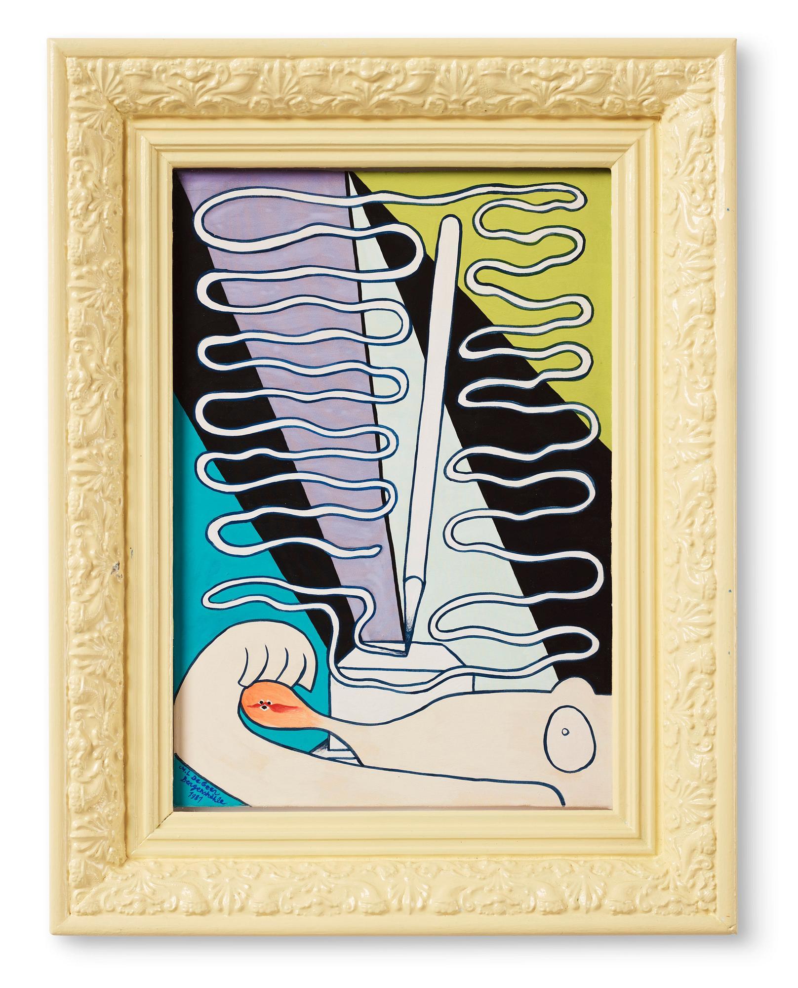 Marie-Louise Ekman - \'Utforskande penna-monument, Picasso-dam och en Olle Baertling-målning\'