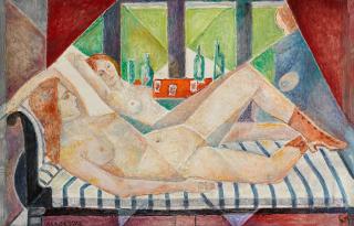 Marie Marevna - Reclining Nude