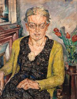 Marie Mela Muter - Portrait of Françoise Bluner, half-length, seated in a chair