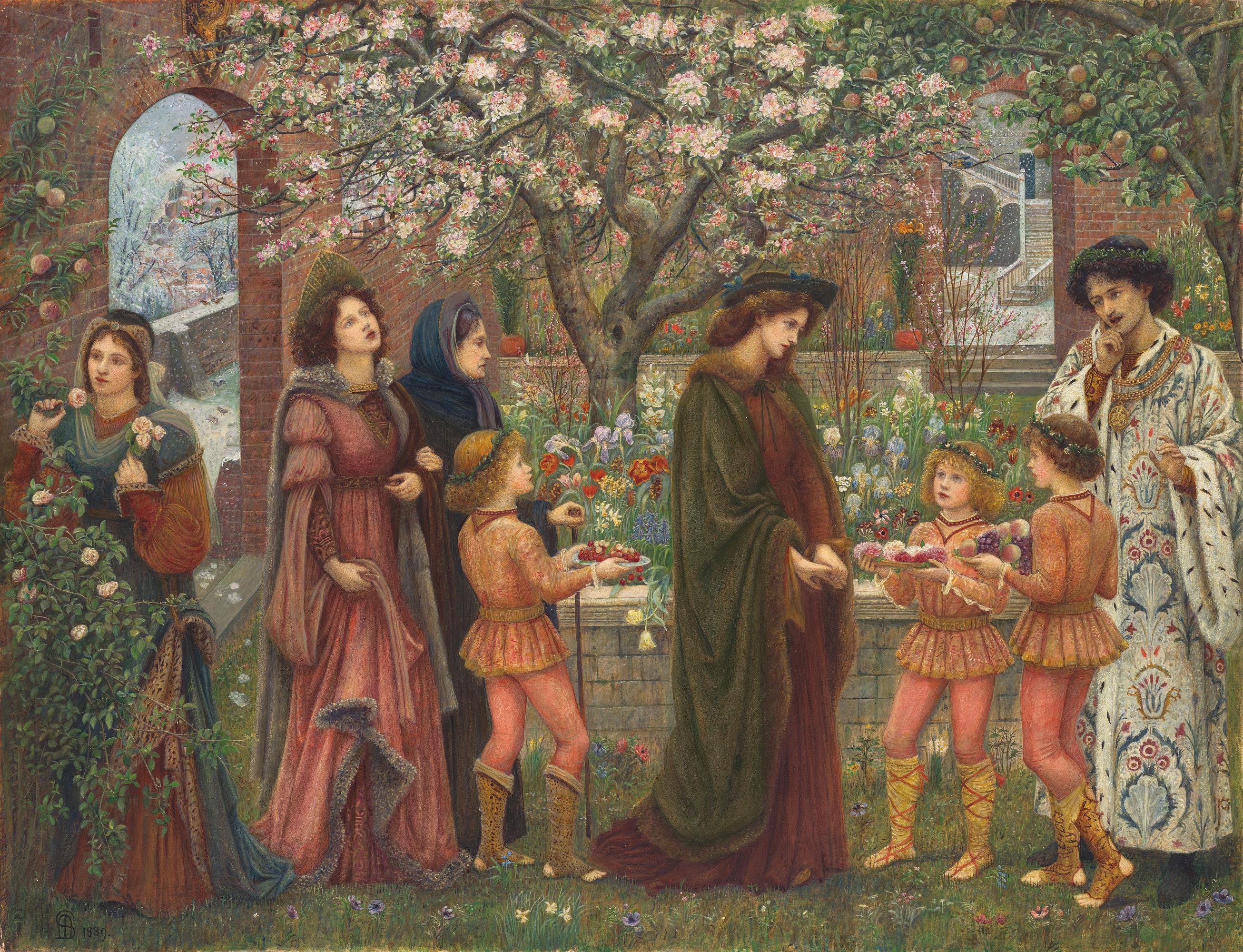 Marie Spartali Stillman - The Enchanted Garden