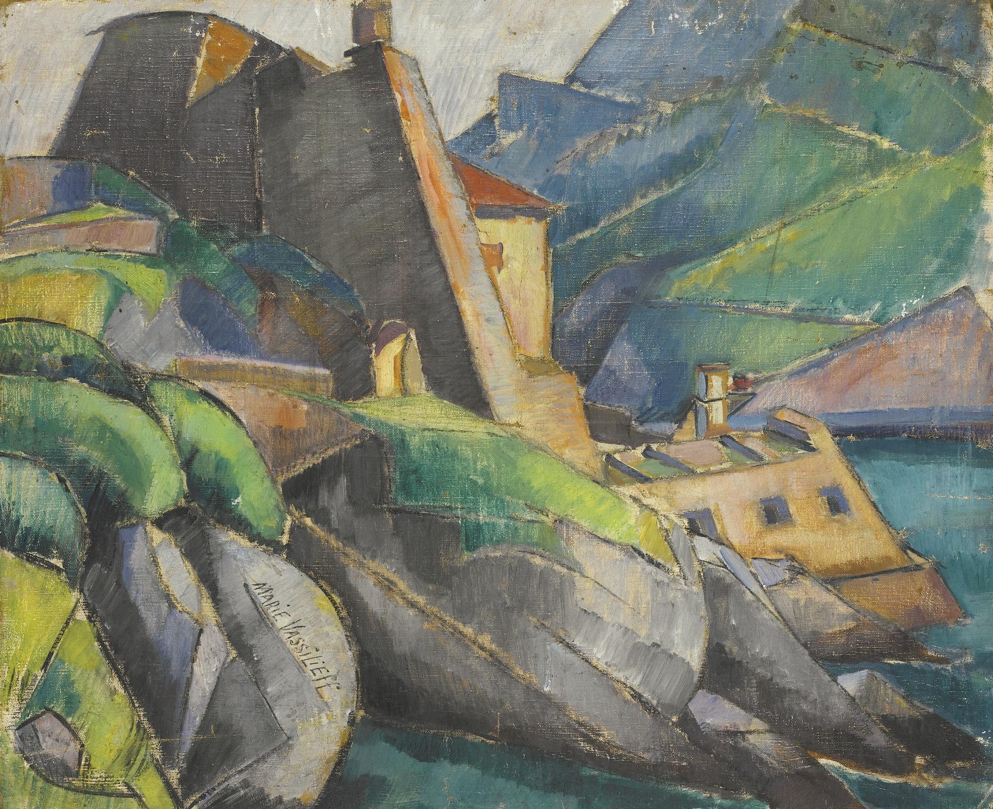 Marie Vassilieff - Rocky Landscape, Northern Spain