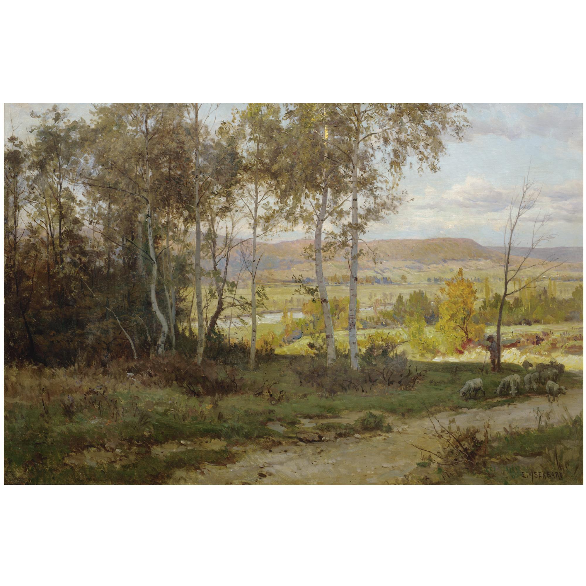 Marie-Victor-Émile Isenbart - French A Rest In The Shade