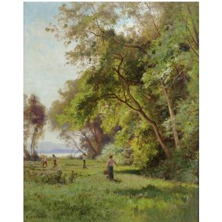 Marie-Victor-Émile Isenbart - French The Field Workers Lunch