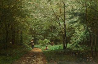 Marie-Victor-Emile Isenbart - The foragers