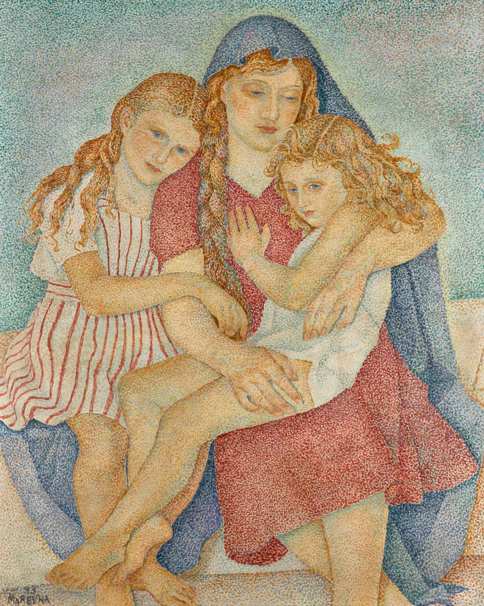 Marie Vorobieff Marevna - Mother and Children