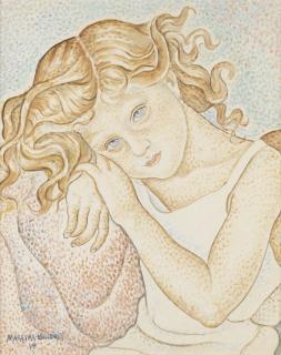 Marie Vorobieff Marevna - Portrait Of A Young Girl