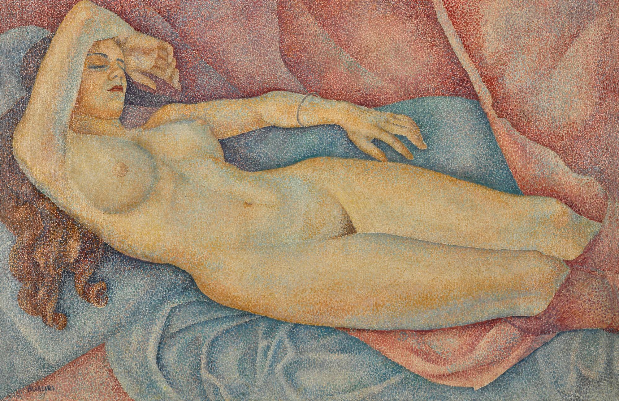 Marie Vorobieff Marevna - Reclining Nude