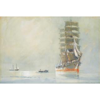 Marin-Marie - Barque S\'Approchant D\'Un Deux Mâts