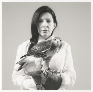 Marina Abramovic - Portrait With Falcon