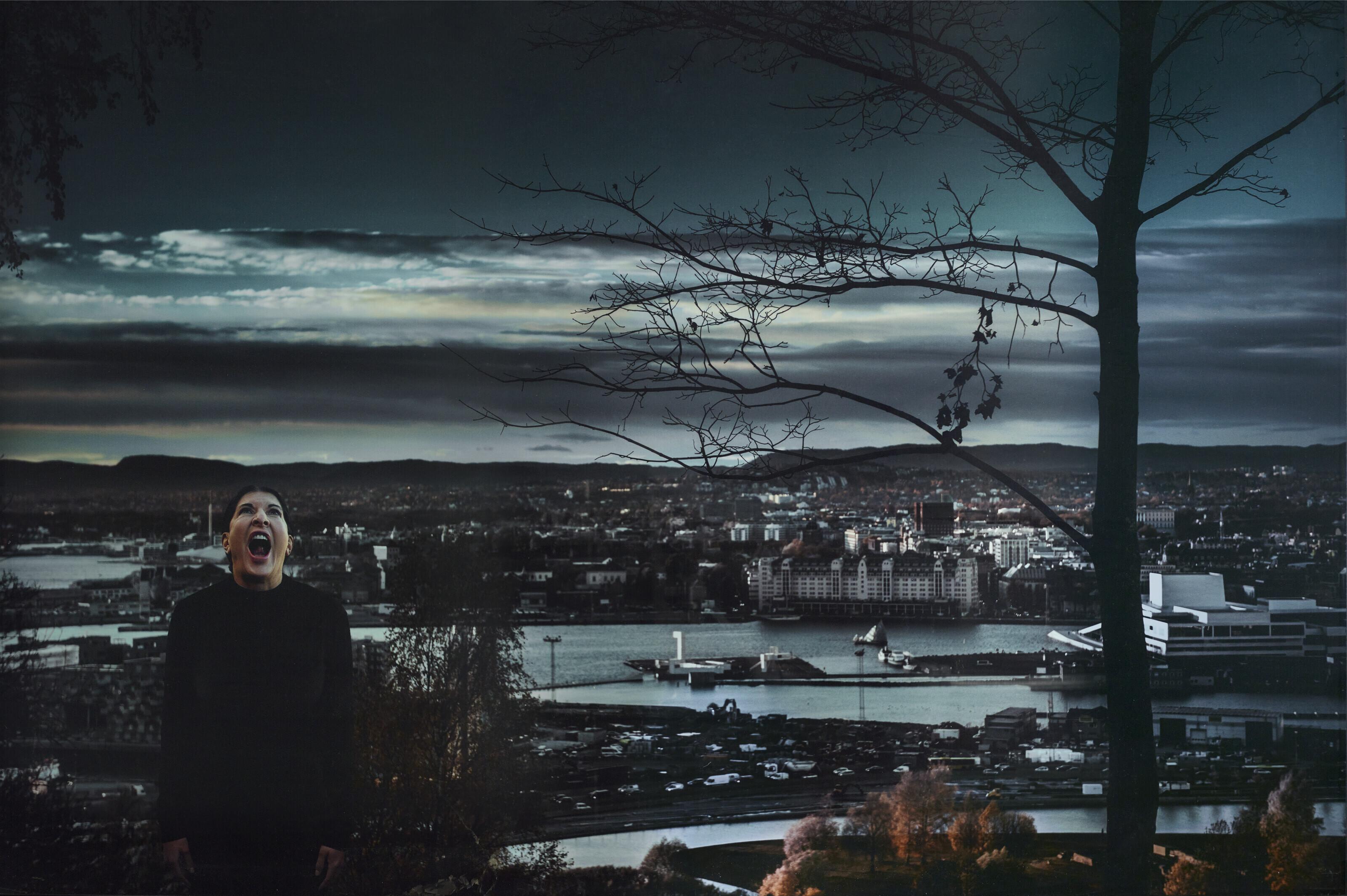 Marina Abramovic - The Scream, Ekeberg Park, Oslo, 2013-2014