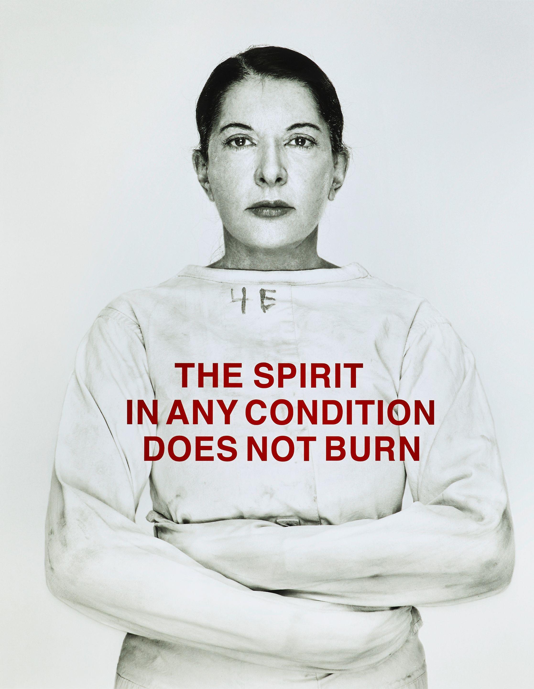 Marina Abramovic - The spirit in any condition does not burn, 2011