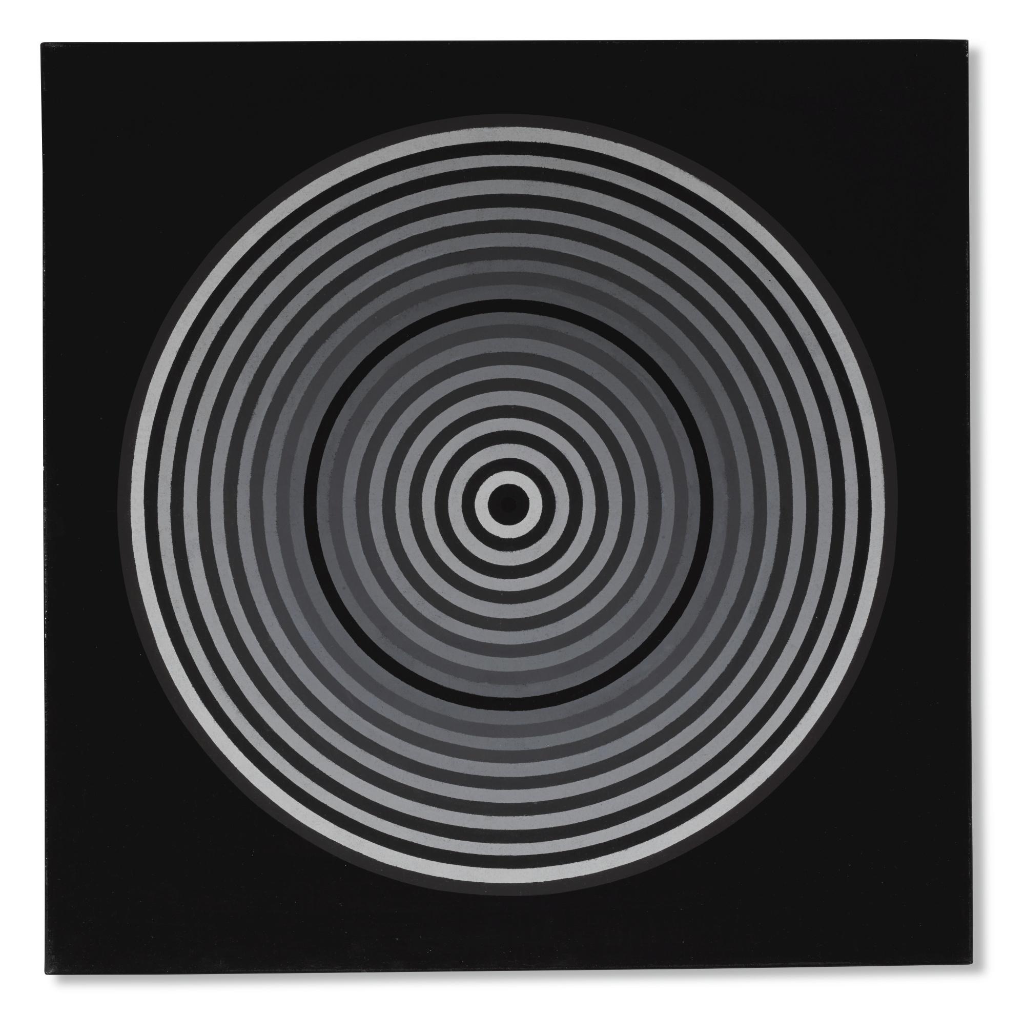 Marina Apollonio - Gradazione Doppia Grigio Su Nero