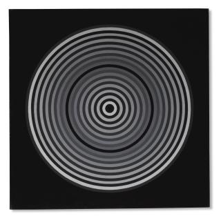 Marina Apollonio - Gradazione Doppia Grigio Su Nero