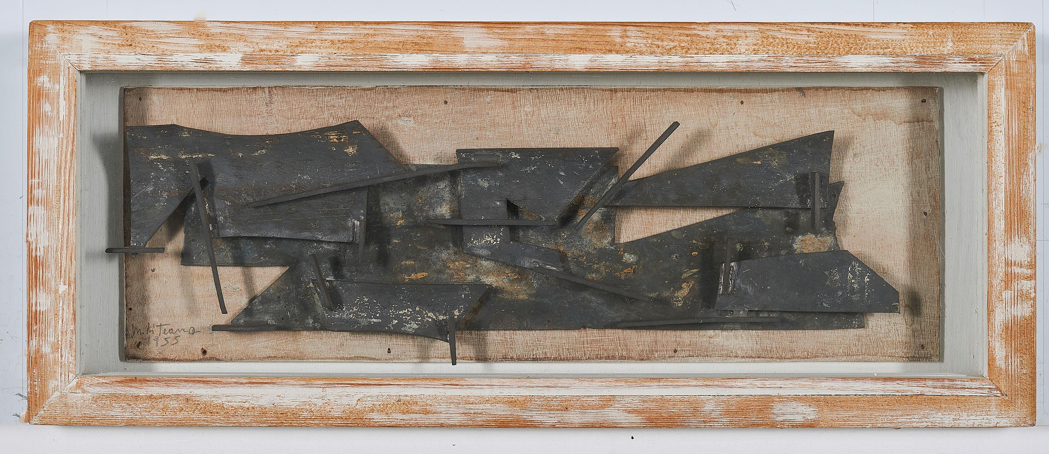 Marino Di Teana - Ohne Titel (Studie in Blei für Stahlrelief).