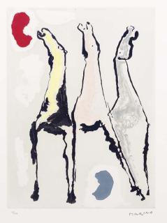 Marino Marini - Cav Aliere e Cav Allo; and Tre Cav Alli (G. A203; and 204)