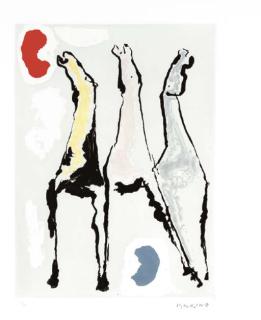 Marino Marini - Cavaliere e Cavallo; and Tre Cavalli (Guastalla A203-4)