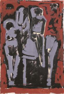 Marino Marini - Cavaliere in rosso