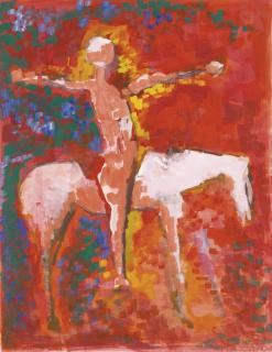 Marino Marini - Cavallo Bianco E Cavaliere (White Horse And Rider)