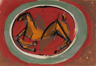 Marino Marini - Cavallo In Un Ovale (Horse In An Oval)
