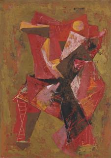 Marino Marini - Composisione Rosso (Composition In Red)