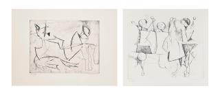 Marino Marini - Eleven Plates, from: Marino Marini Opera Grafica (Gustalla A 65, 85, 95, 96, 98, 117-119, 128, 129, 176)