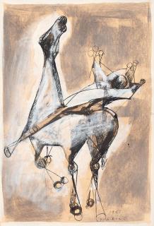 Marino Marini - Horse and rider