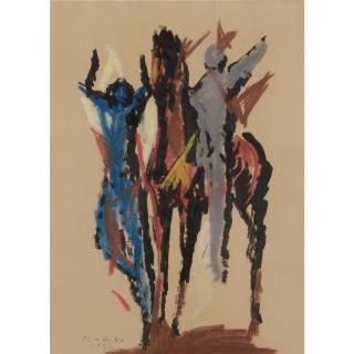 Marino Marini - Horse And Two Figures