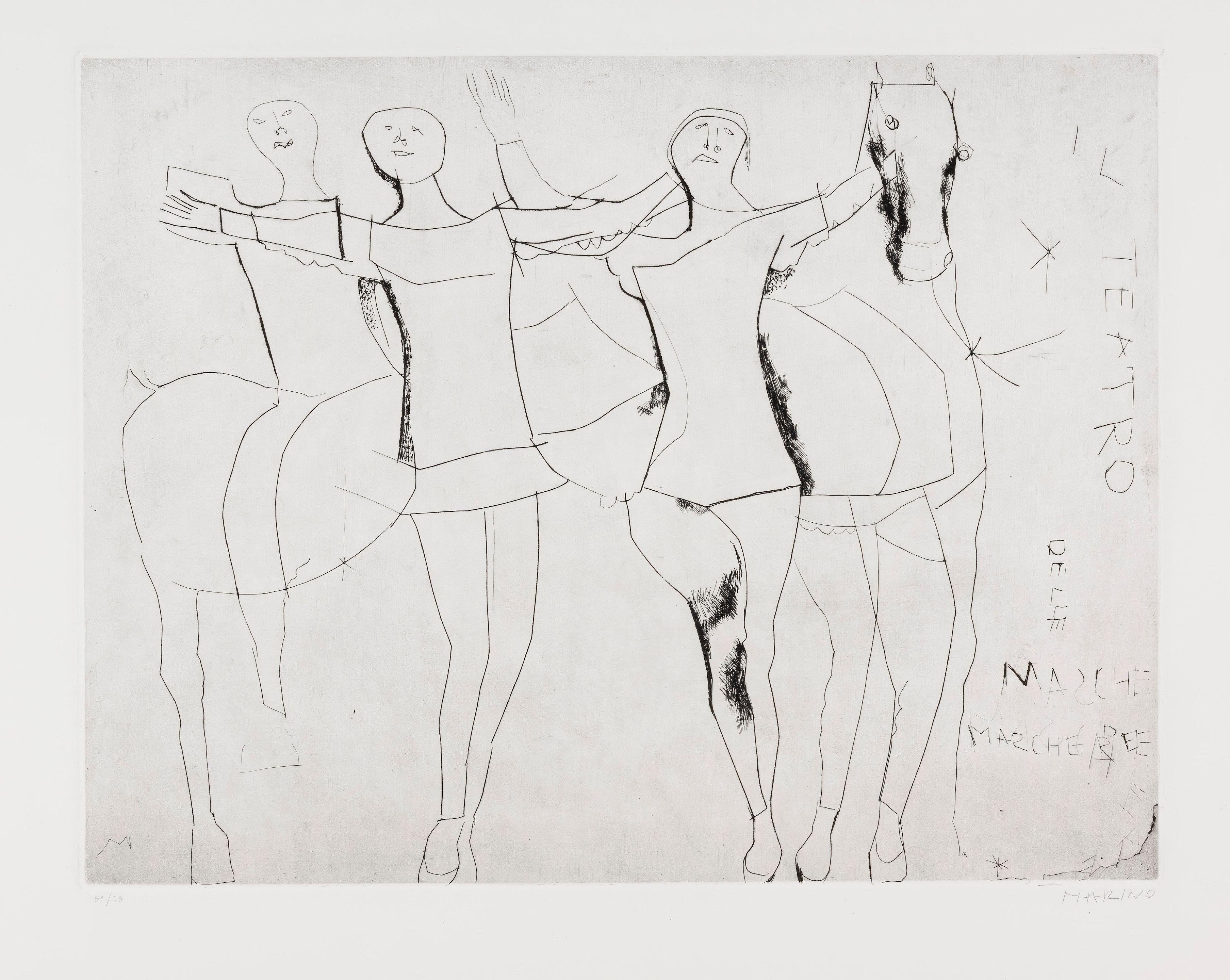 Marino Marini - Il teatro delle maschere